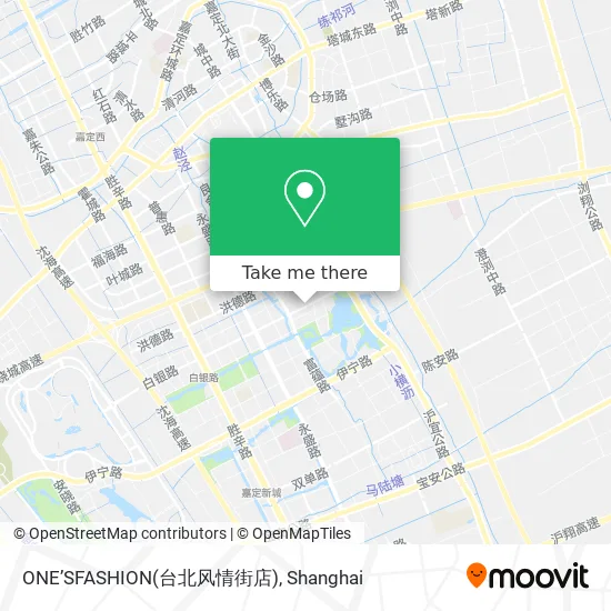 ONE’SFASHION(台北风情街店) map