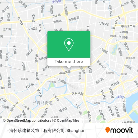 上海怀珍建筑装饰工程有限公司 map