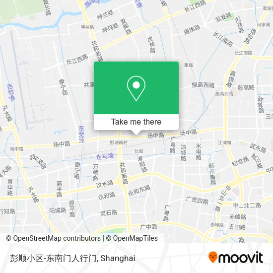 彭顺小区-东南门人行门 map