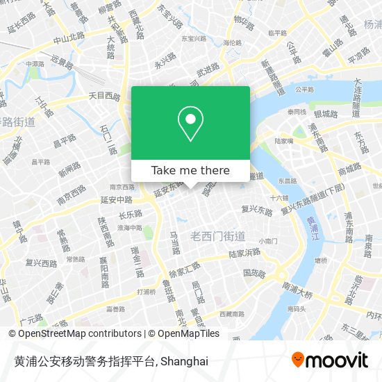 黄浦公安移动警务指挥平台 map