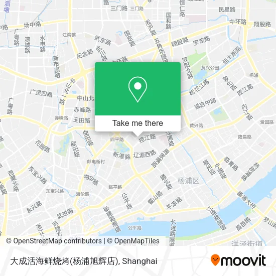 大成活海鲜烧烤(杨浦旭辉店) map