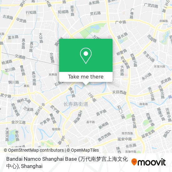 Bandai Namco Shanghai Base (万代南梦宫上海文化中心) map
