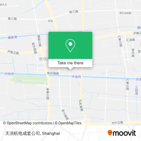 天润机电成套公司 map