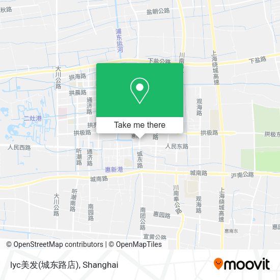 lyc美发(城东路店) map