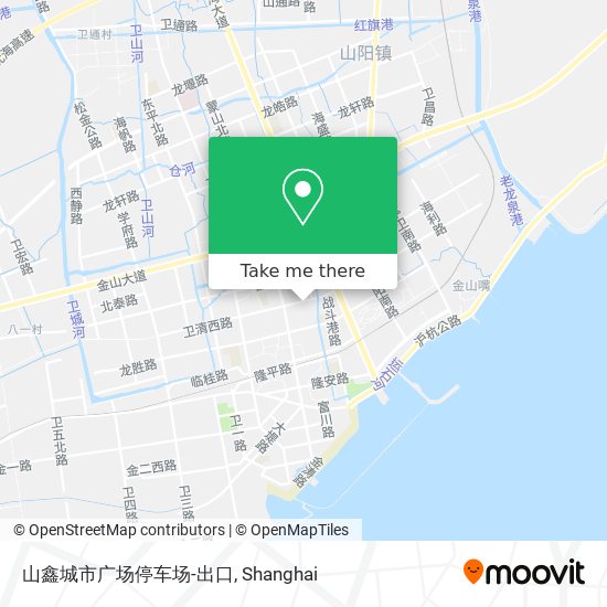 山鑫城市广场停车场-出口 map