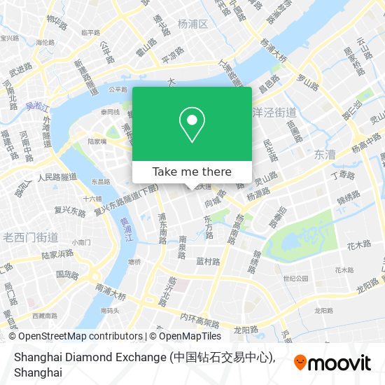 Shanghai Diamond Exchange (中国钻石交易中心) map
