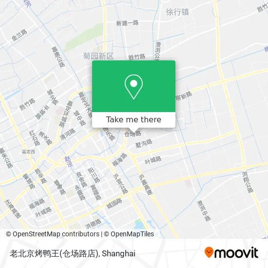 老北京烤鸭王(仓场路店) map