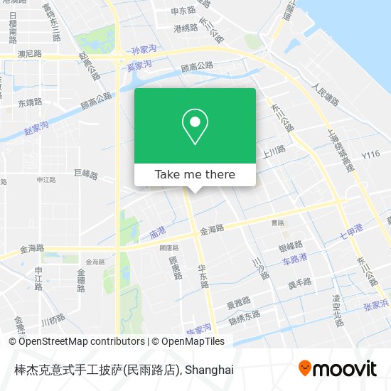 棒杰克意式手工披萨(民雨路店) map