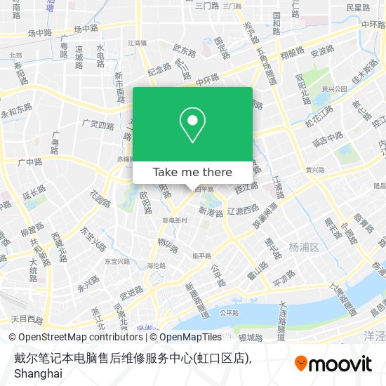 戴尔笔记本电脑售后维修服务中心(虹口区店) map