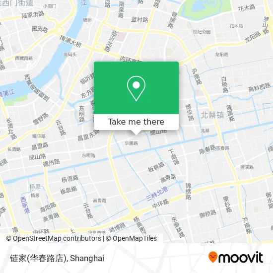 链家(华春路店) map