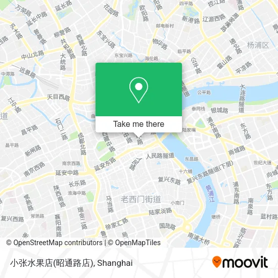 小张水果店(昭通路店) map