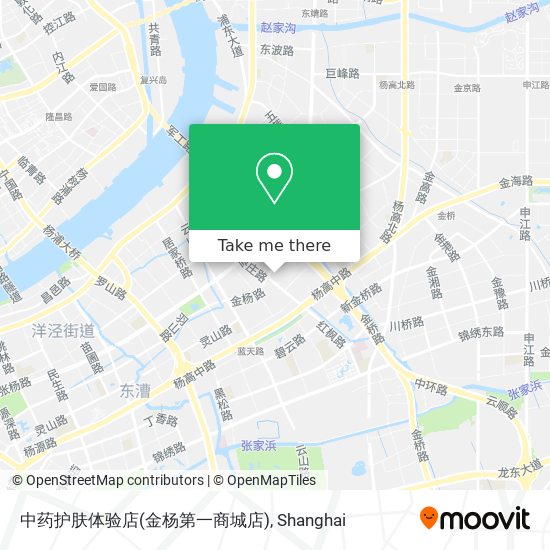 中药护肤体验店(金杨第一商城店) map