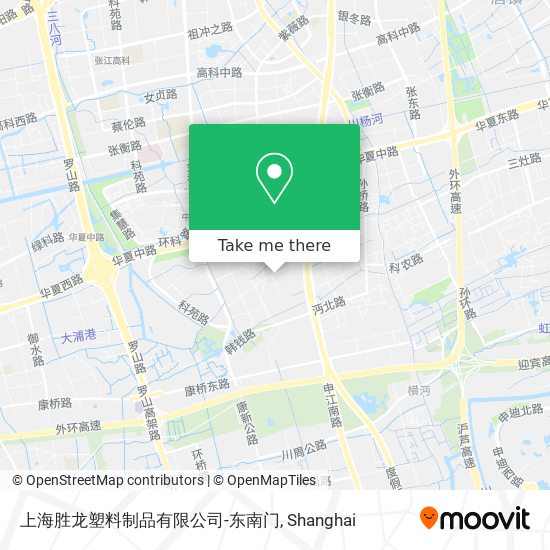上海胜龙塑料制品有限公司-东南门 map