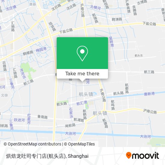 烘焙龙吐司专门店(航头店) map