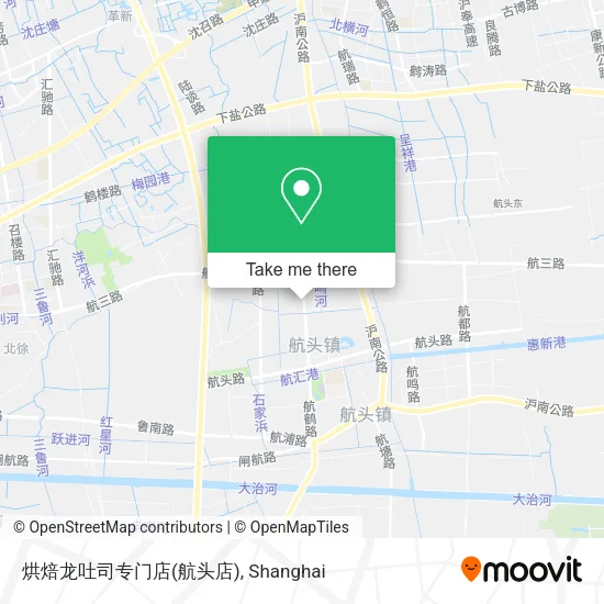 烘焙龙吐司专门店(航头店) map