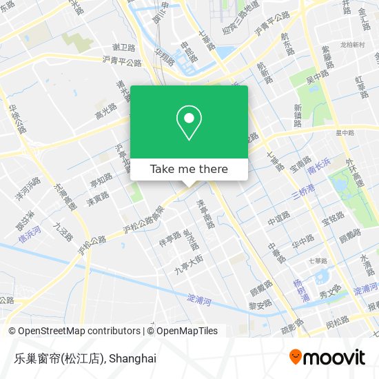乐巢窗帘(松江店) map
