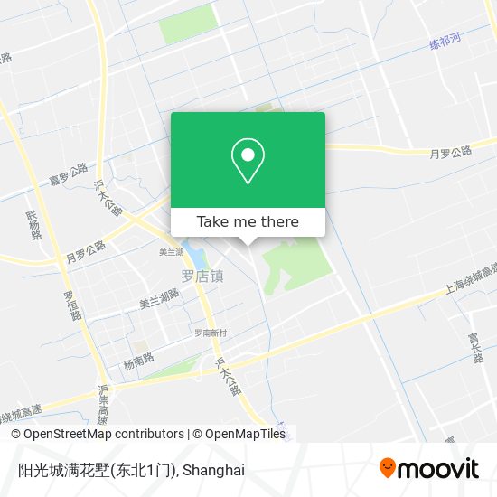 阳光城满花墅(东北1门) map