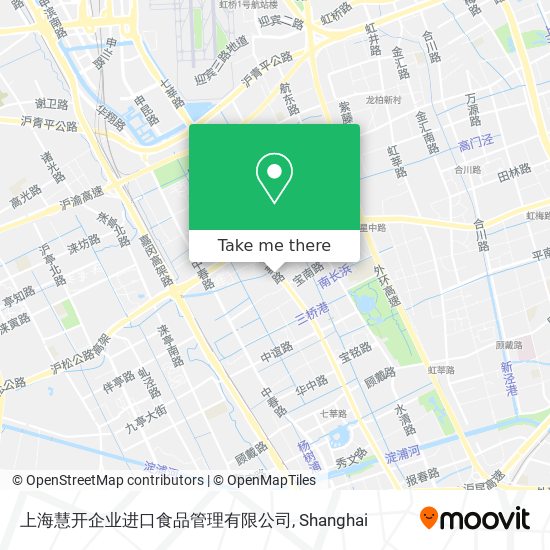 上海慧开企业进口食品管理有限公司 map