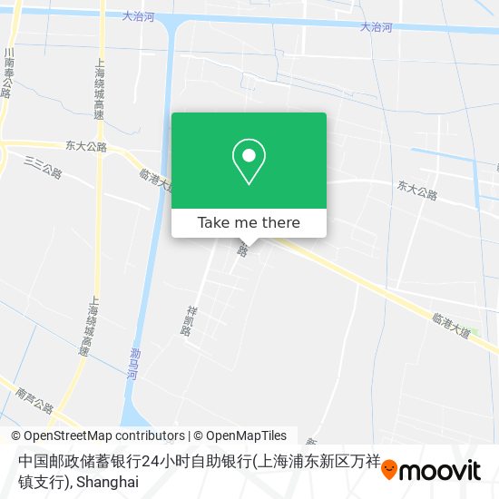 中国邮政储蓄银行24小时自助银行(上海浦东新区万祥镇支行) map