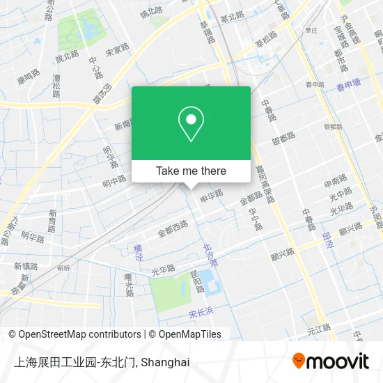 上海展田工业园-东北门 map