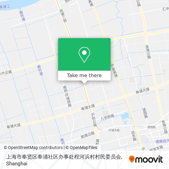 上海市奉贤区奉浦社区办事处程河浜村村民委员会 map