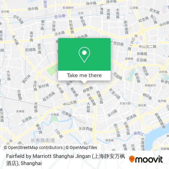 Fairfield by Marriott Shanghai Jingan (上海静安万枫酒店) map