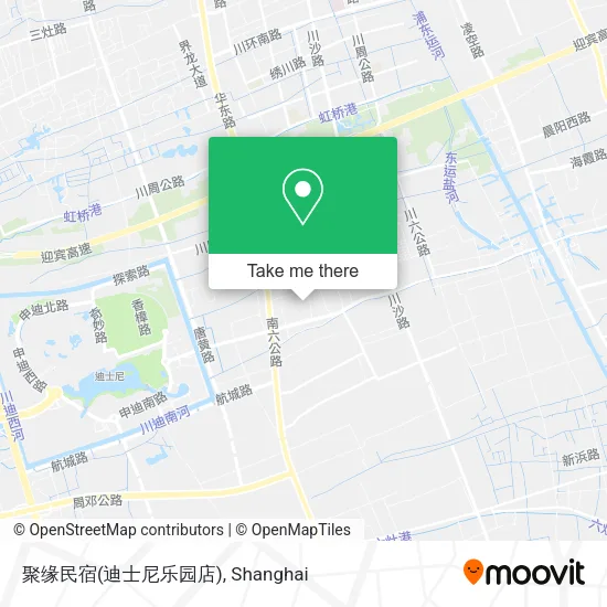 聚缘民宿(迪士尼乐园店) map