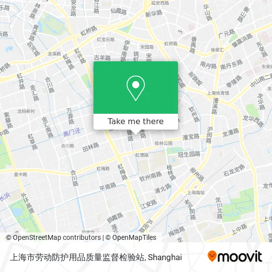 上海市劳动防护用品质量监督检验站 map
