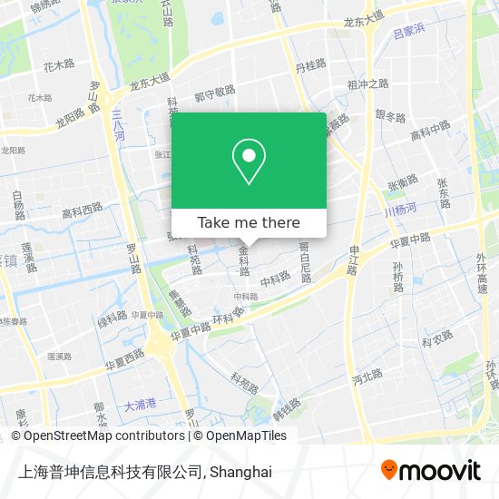 上海普坤信息科技有限公司 map