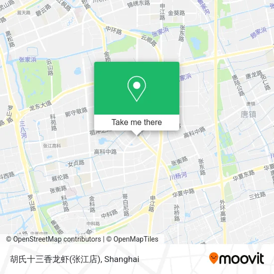 胡氏十三香龙虾(张江店) map
