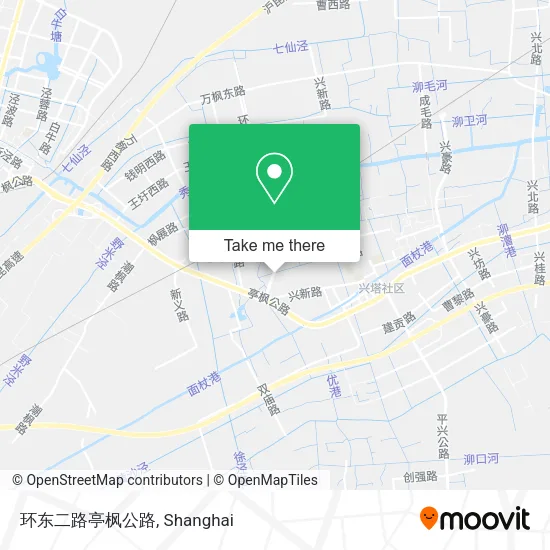 环东二路亭枫公路 map
