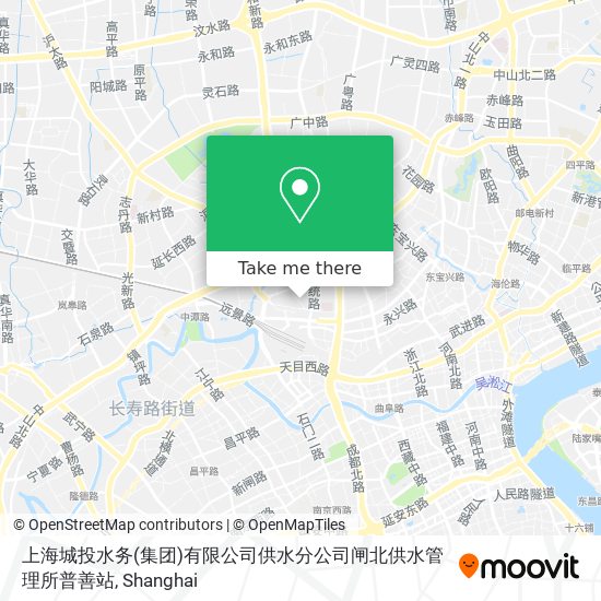 上海城投水务(集团)有限公司供水分公司闸北供水管理所普善站 map