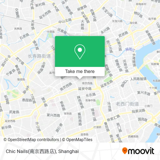 Chic Nails(南京西路店) map