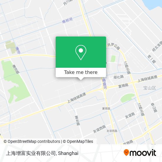 上海增富实业有限公司 map