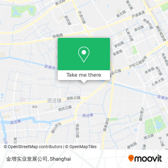 金增实业发展公司 map