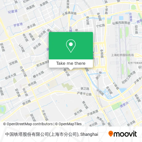 中国铁塔股份有限公司(上海市分公司) map