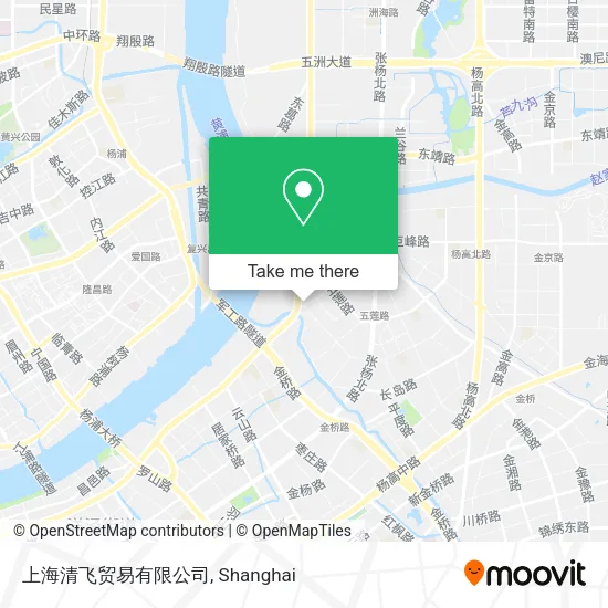 上海清飞贸易有限公司 map