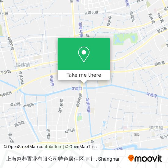 上海赵巷置业有限公司特色居住区-南门 map
