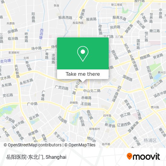 岳阳医院-东北门 map