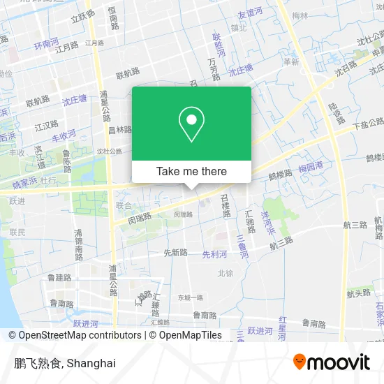 鹏飞熟食 map