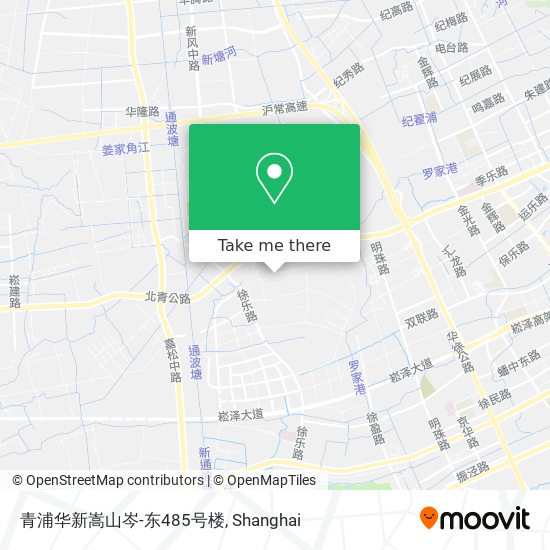 青浦华新嵩山岑-东485号楼 map