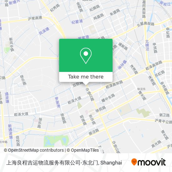 上海良程吉运物流服务有限公司-东北门 map