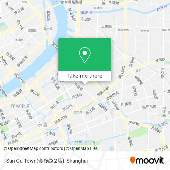 Sun Gu Town(金杨路2店) map