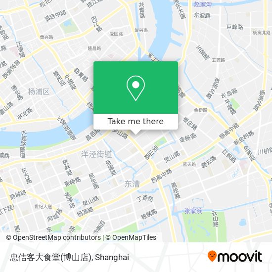 忠佶客大食堂(博山店) map