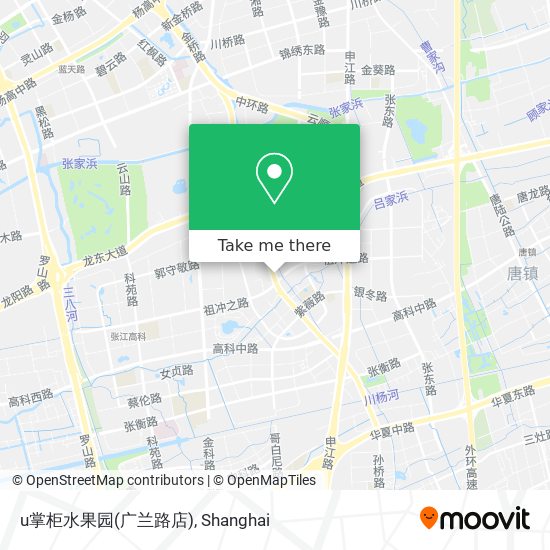 u掌柜水果园(广兰路店) map