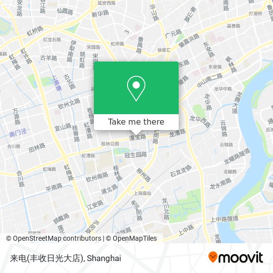 来电(丰收日光大店) map