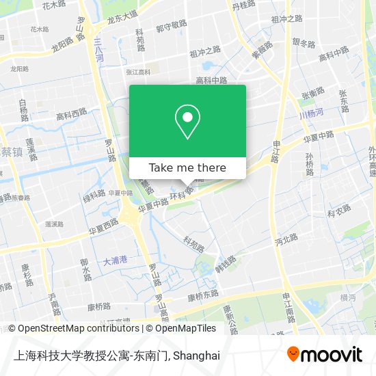 上海科技大学教授公寓-东南门 map