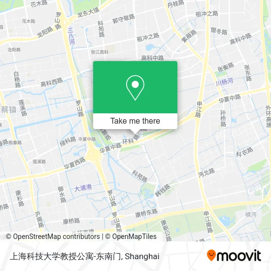 上海科技大学教授公寓-东南门 map