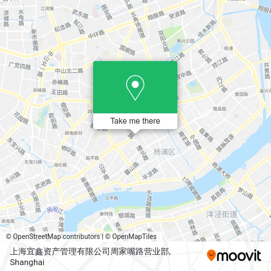 上海宜鑫资产管理有限公司周家嘴路营业部 map