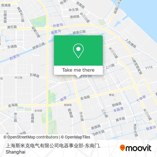 上海斯米克电气有限公司电器事业部-东南门 map